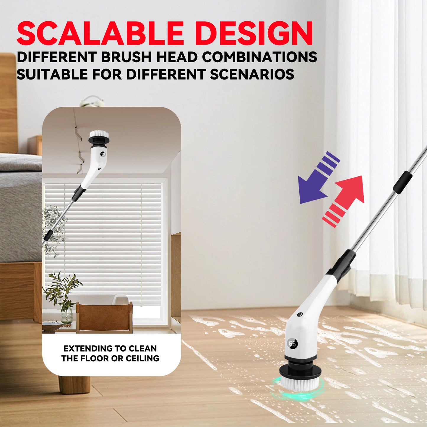 SwiftClean™ Electric Spin Scrubber — Effortless Deep Cleaning for Home & Bathroom
